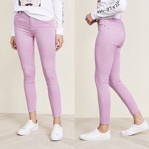 •FRAME• Le High Skinny Jeans Faded Light Purple